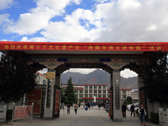 “非物质文化遗产”走进西藏藏医学院
