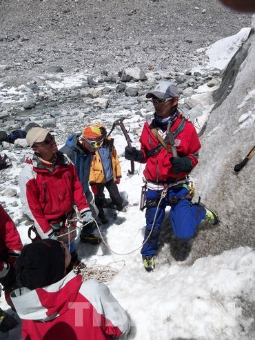 阿旺扎西给南京理工大学做培训